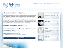 Tablet Screenshot of fishspasolutions.com